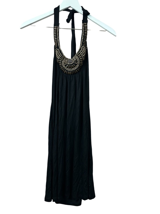 Ocean Drive Dresses & Skirts - Vintage Y2K Ocean Drive Wooden Beaded Halter Dress Women Sz S